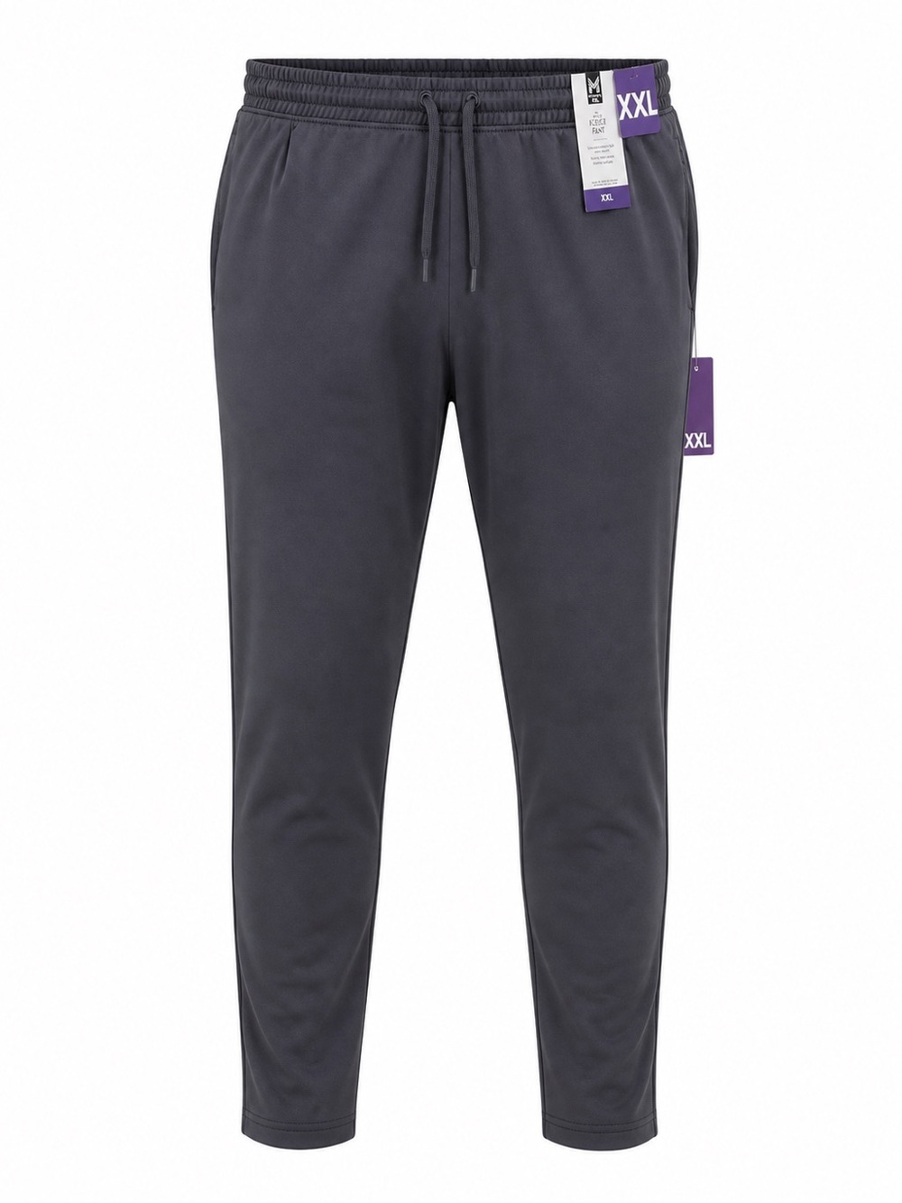 Member’s Mark Men’s Fleece Jogger Pants XXL Gray Stretch Athletic